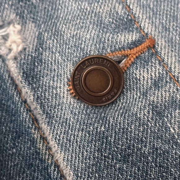 Saint Laurent Sweet Dreams Denim Jacket - Picture 6 of 8